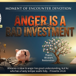 ANGER IS A BAD INVESTEMENT